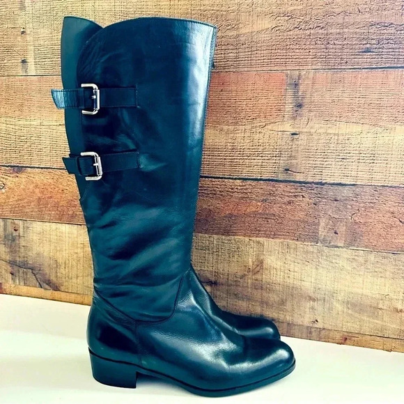 Sesto Meucci Italian Leather Knee High Boots - Picture 3 of 12